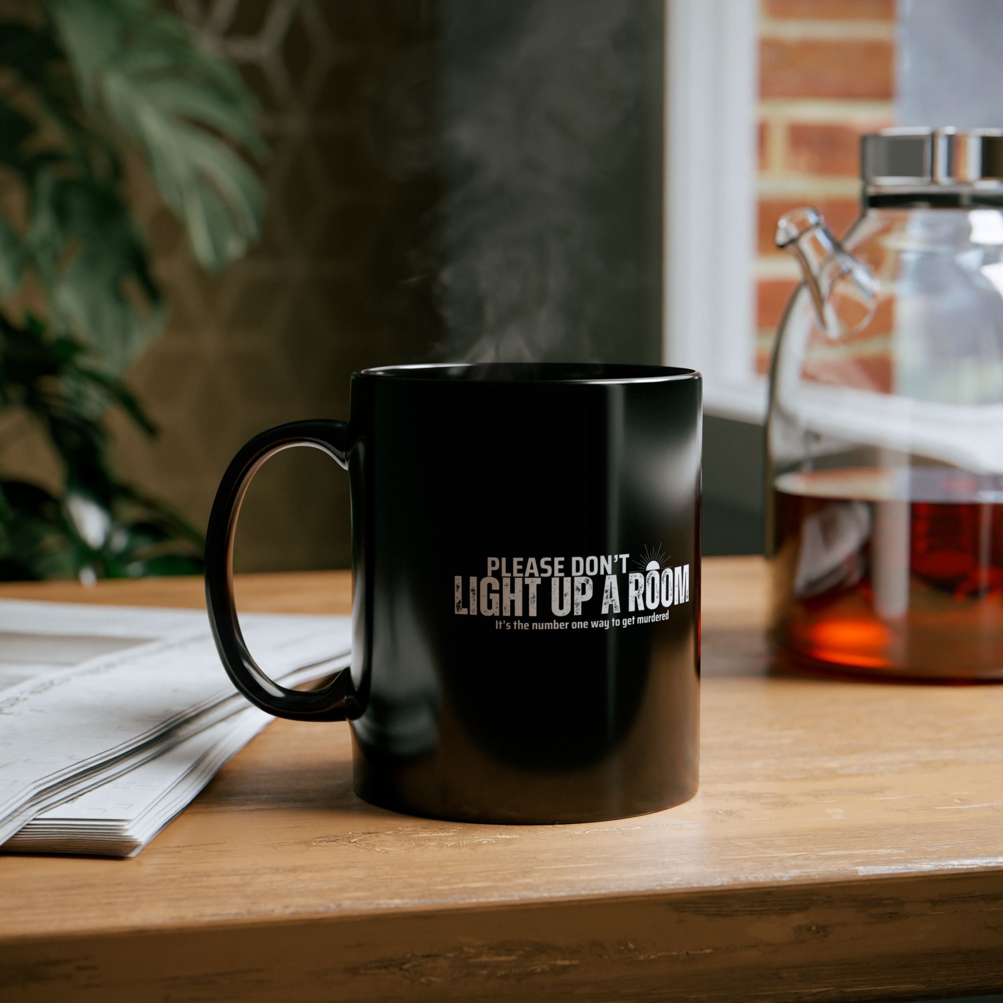 Stay Alive - Black Ceramic Mug (11oz, 15oz)
