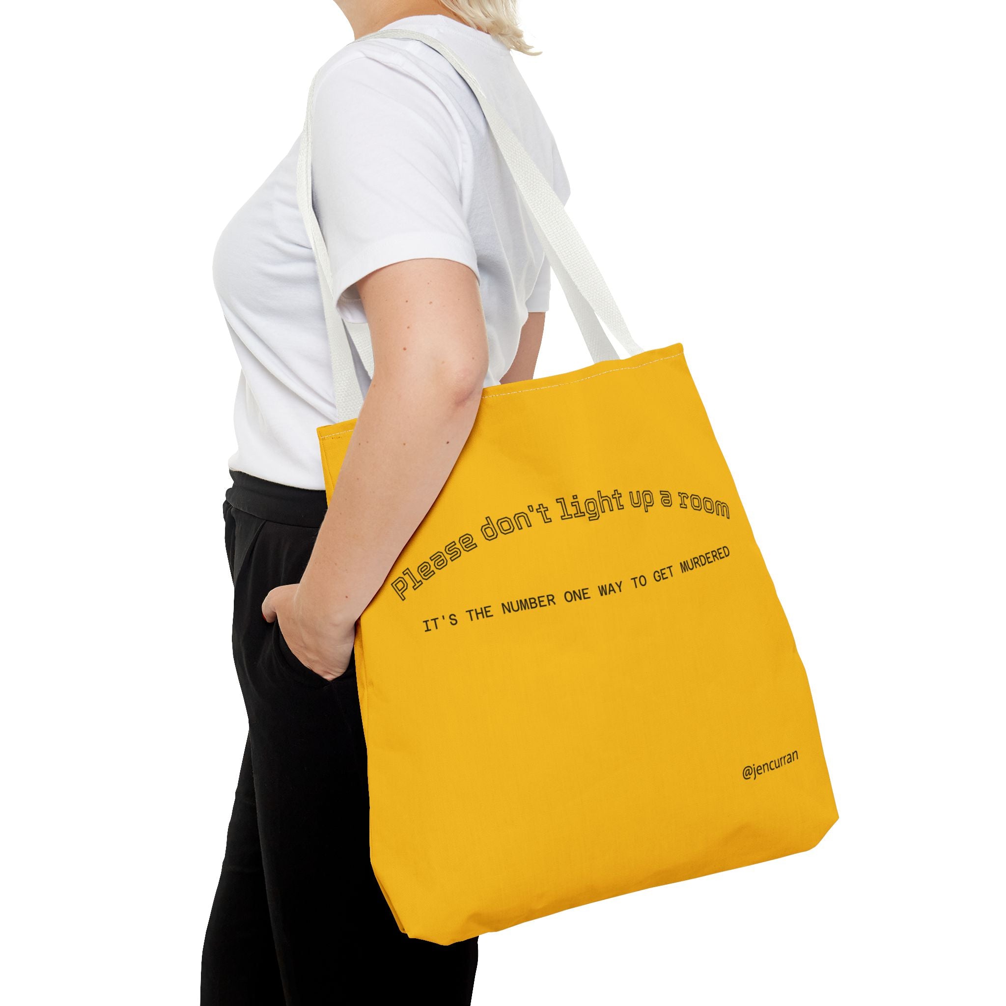 Stay Alive Tote - Yellow