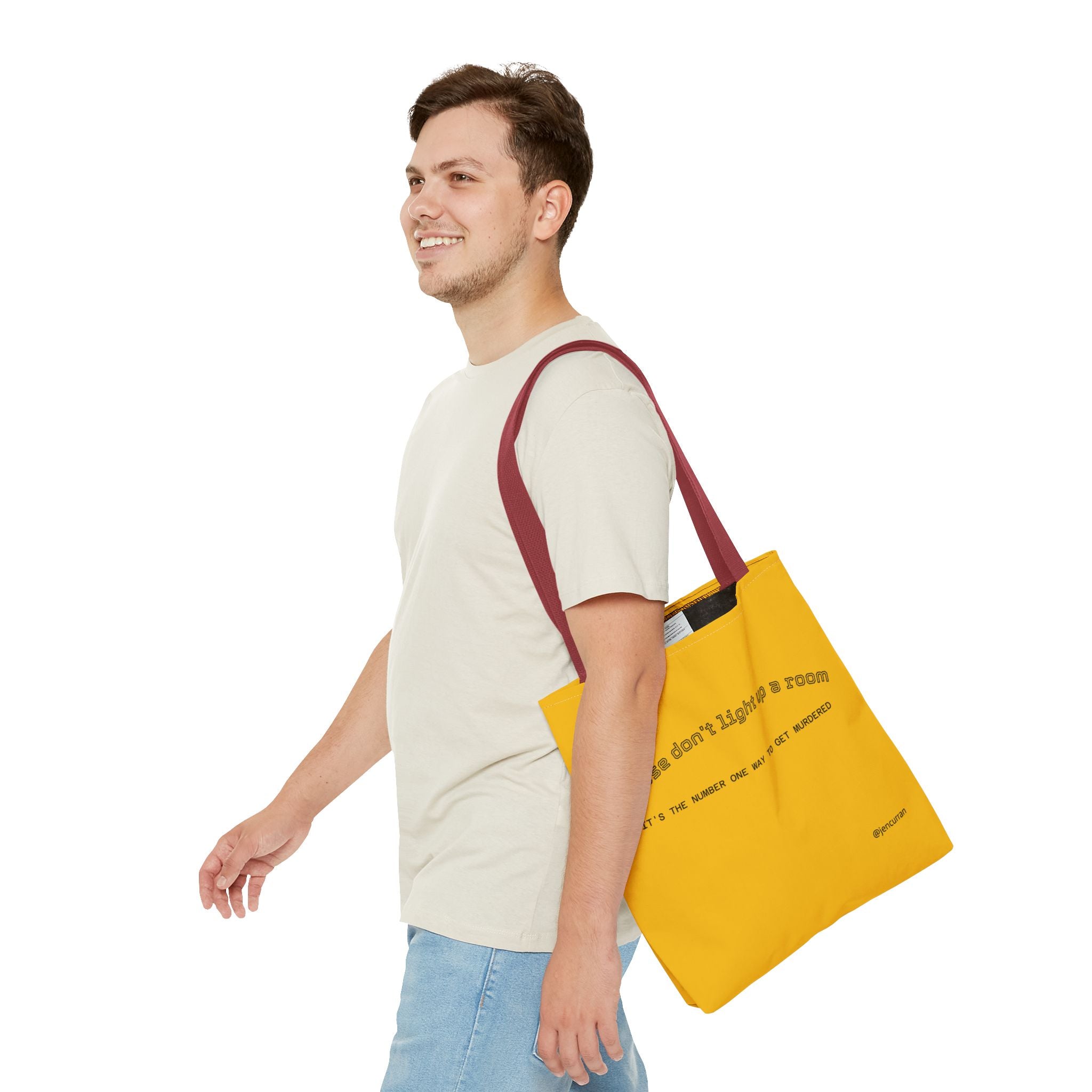 Stay Alive Tote - Yellow