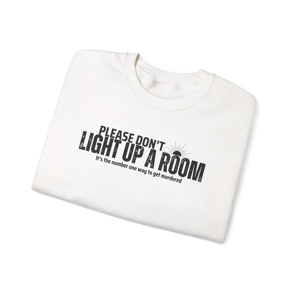 Stay Alive Crewneck Sweatshirt - White