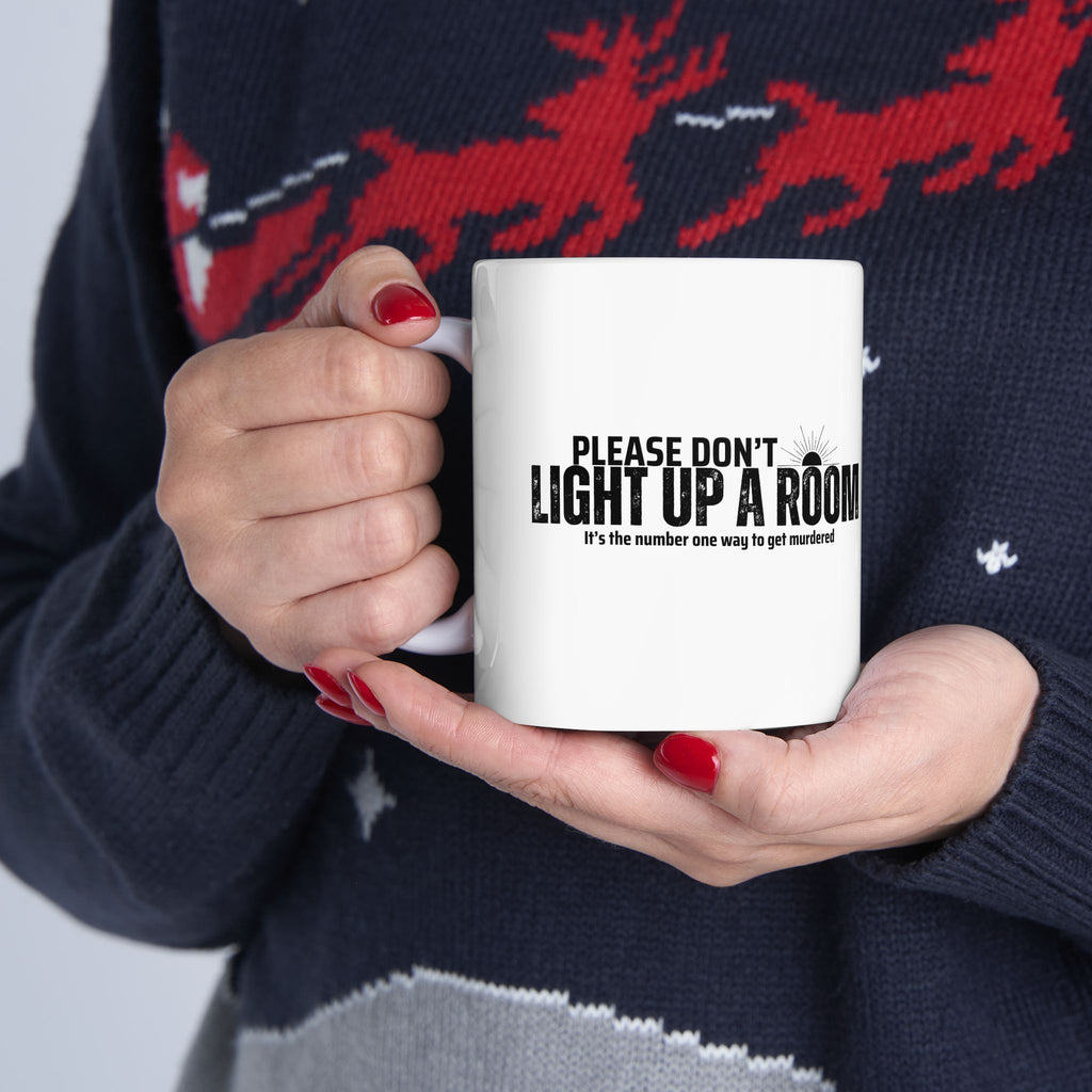 Stay Alive - White Ceramic Mug (11oz, 15oz)