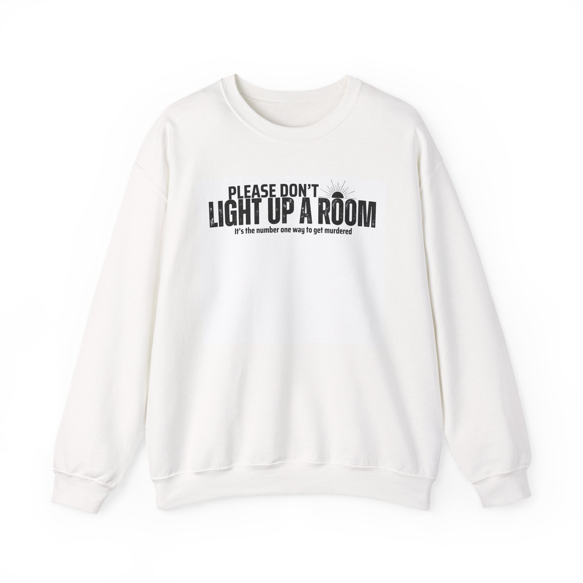 Stay Alive Crewneck Sweatshirt - White