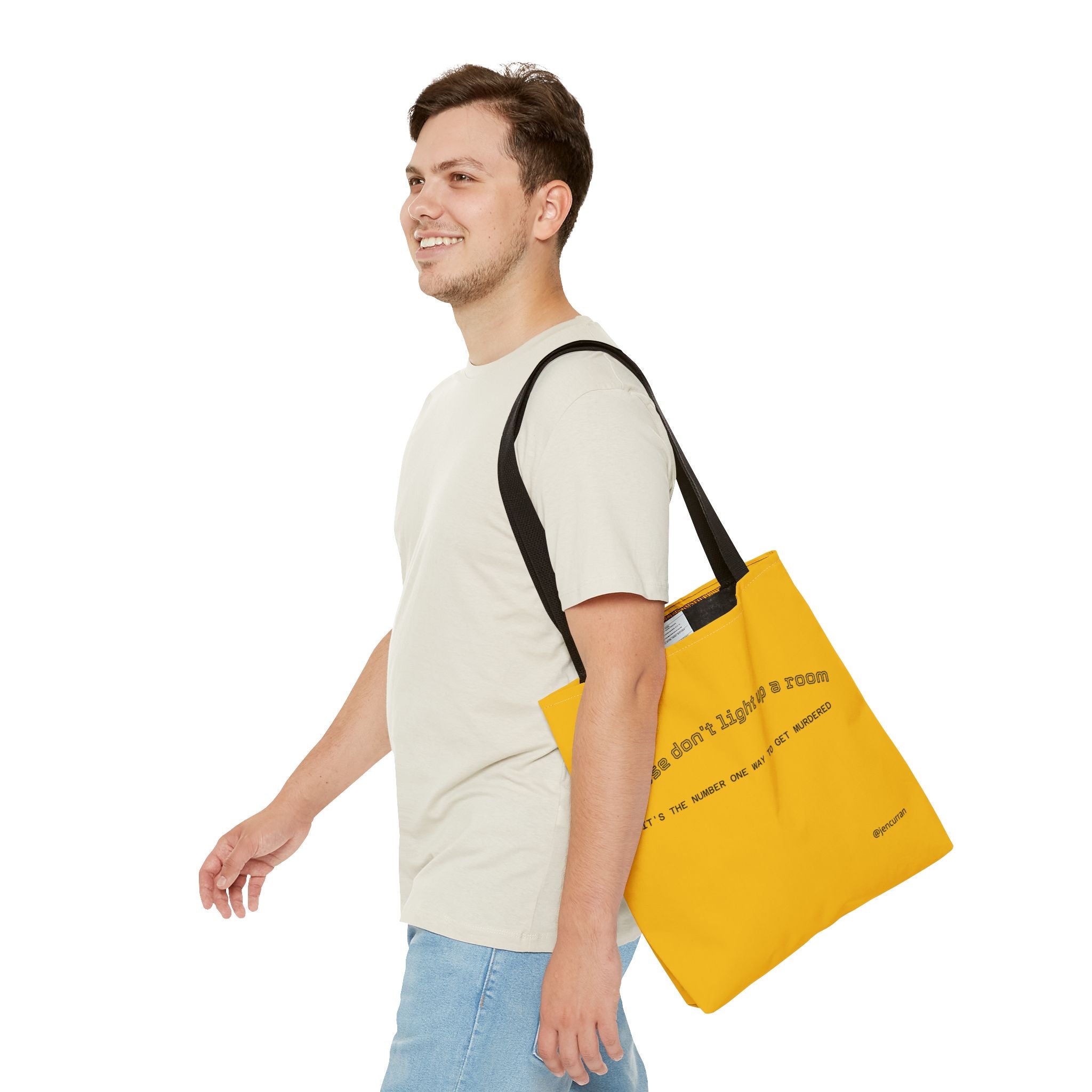 Stay Alive Tote - Yellow