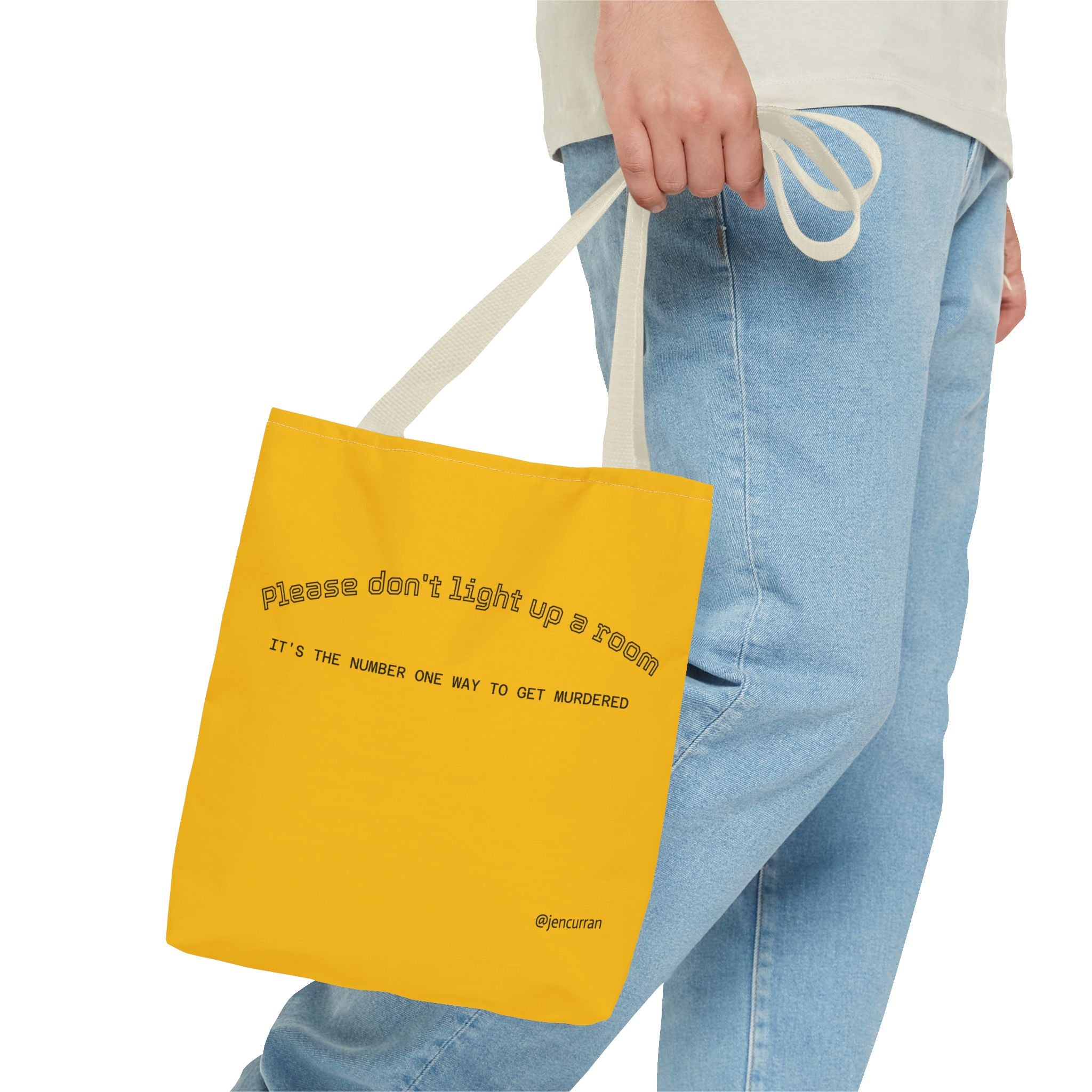 Stay Alive Tote - Yellow