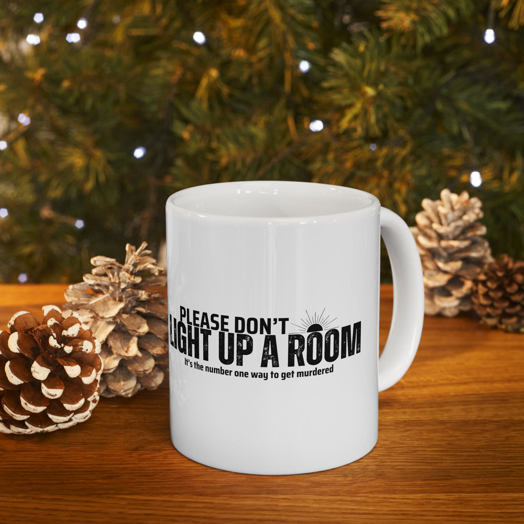 Stay Alive - White Ceramic Mug (11oz, 15oz)