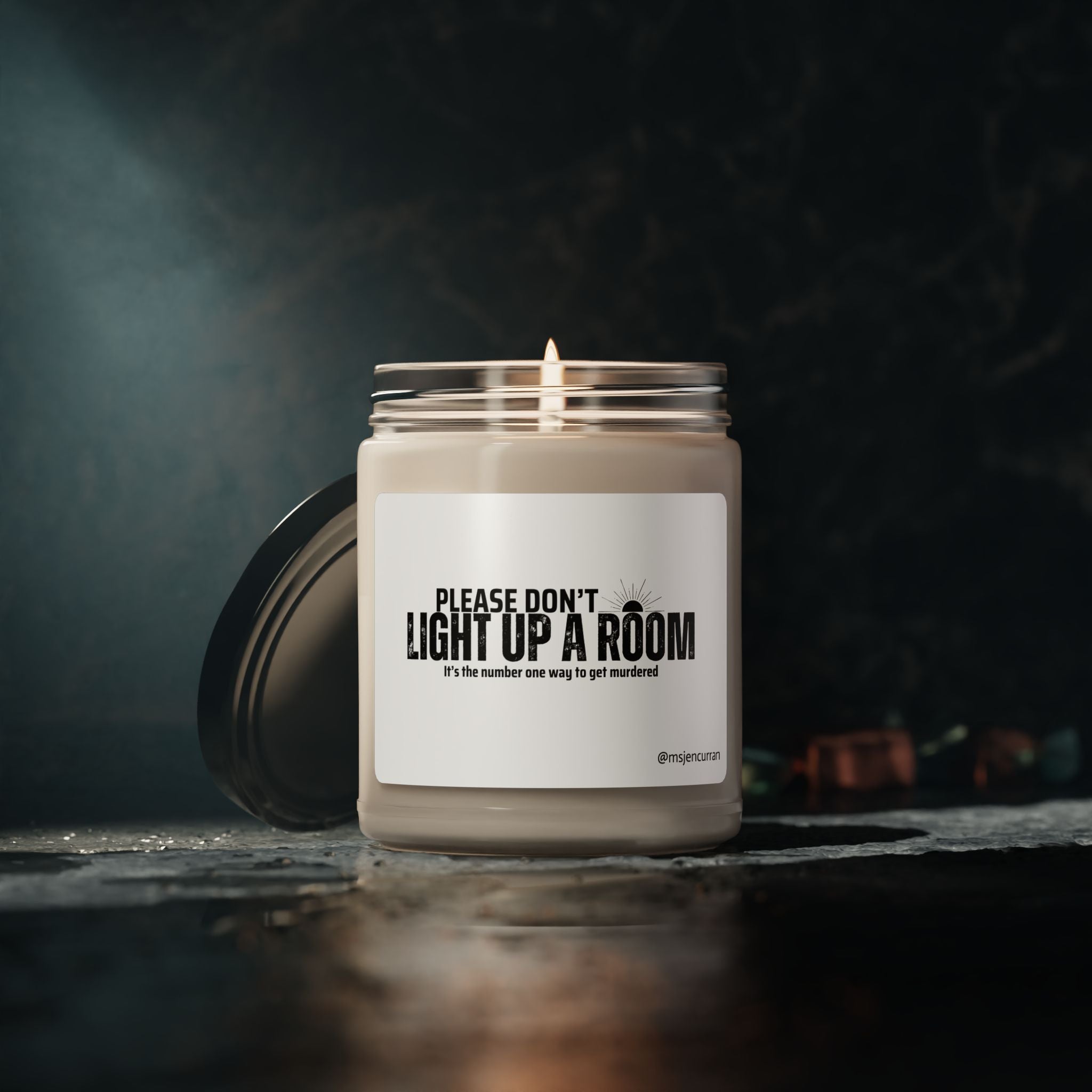 Stay Alive Scented Soy Candle — 9oz